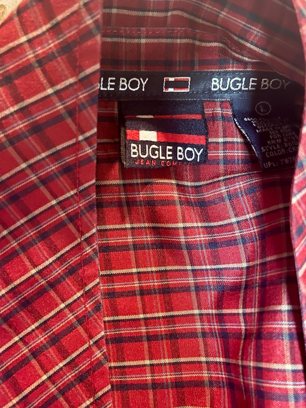 Men’s Bugle Boy LS, size LG - Thumbnail 2