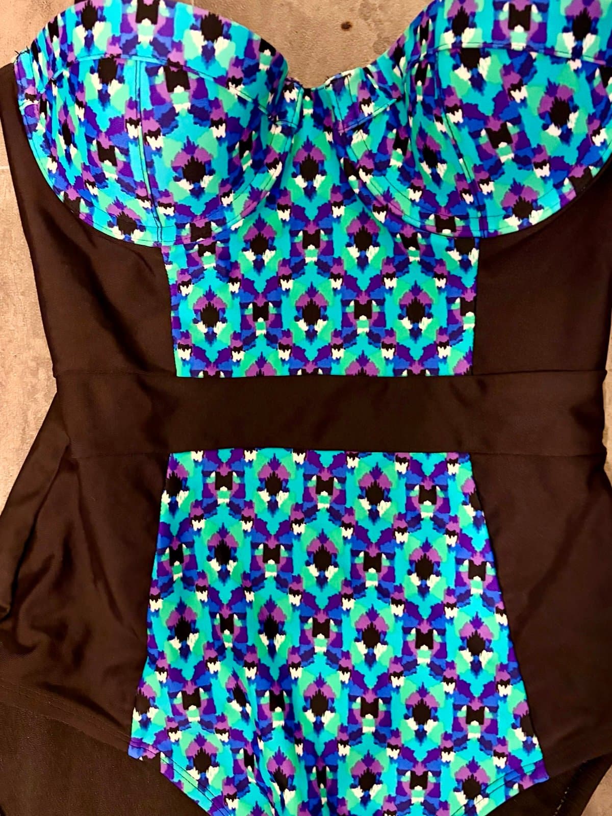 Women’s one piece swimming suit, S - Thumbnail 2