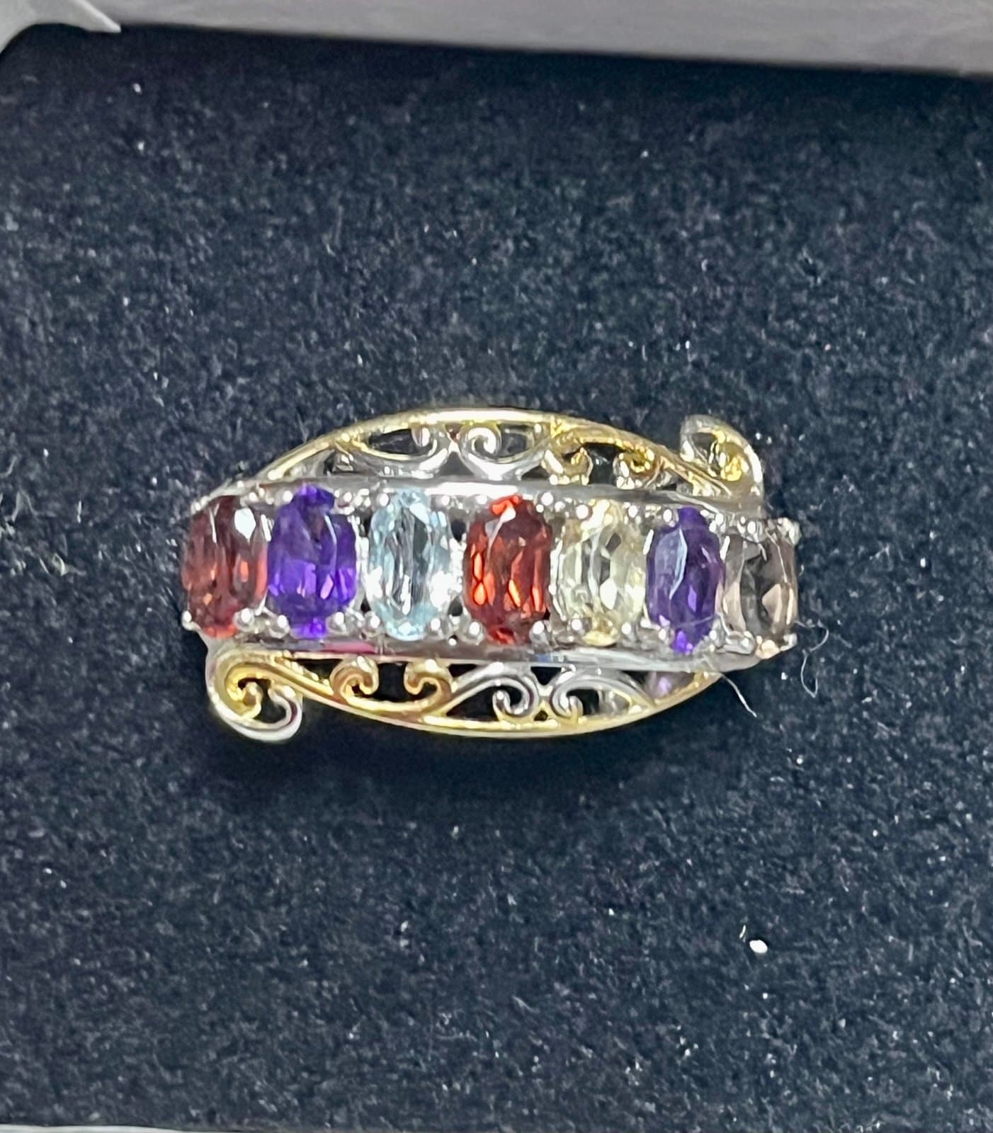 NWT, Multi Gemstone Ring - Thumbnail 2