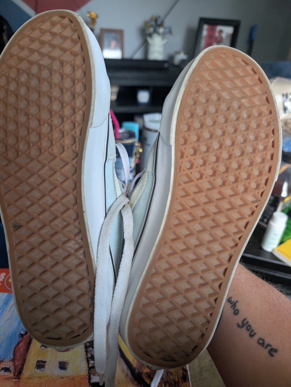 Light blue vans women's size 8 - Thumbnail 3