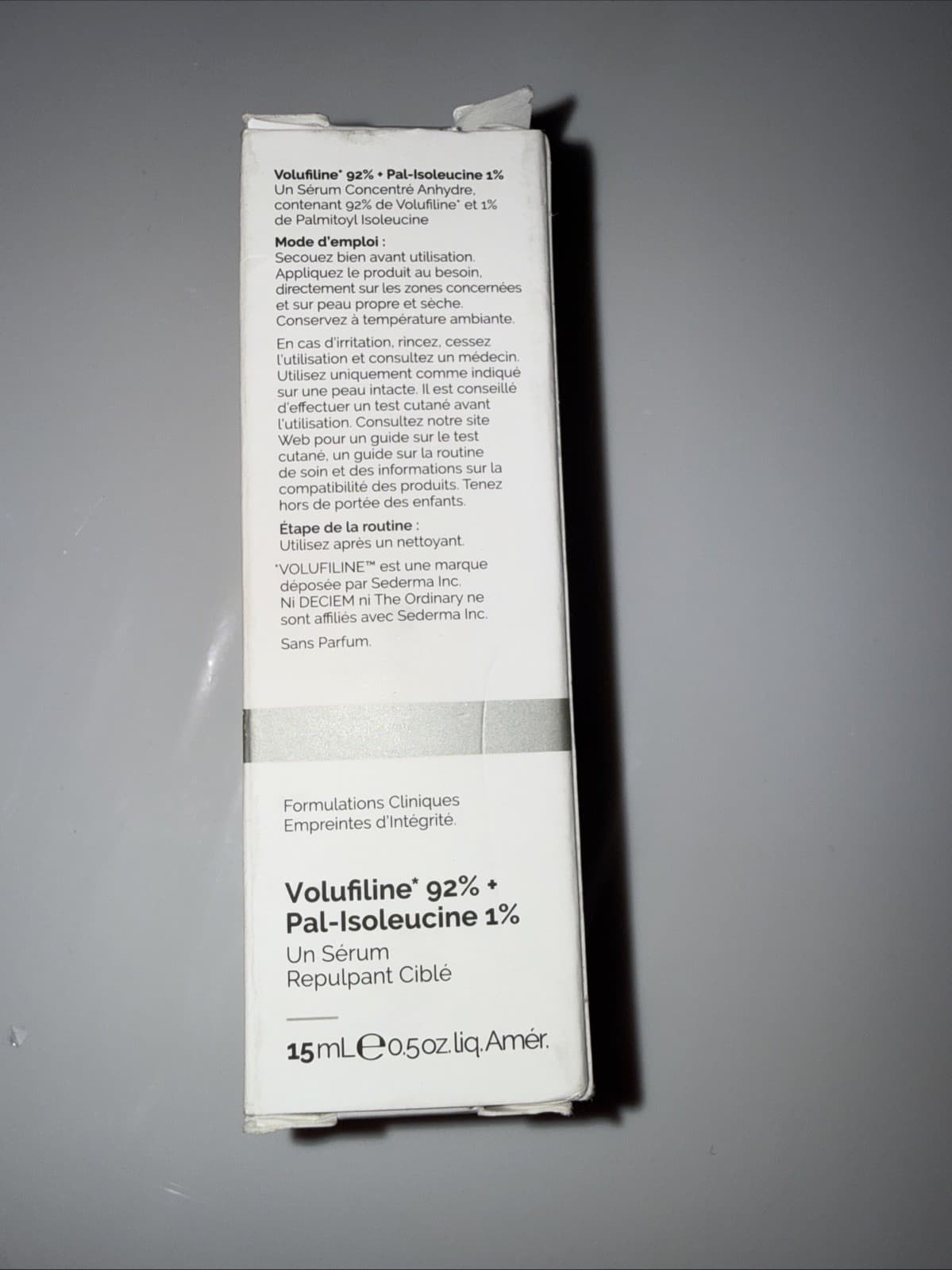 The Ordinary Volufiline 92% + Pal-Isoleucine 1% 0.5 Fl Oz (Pack of 1), Clear - Thumbnail 2