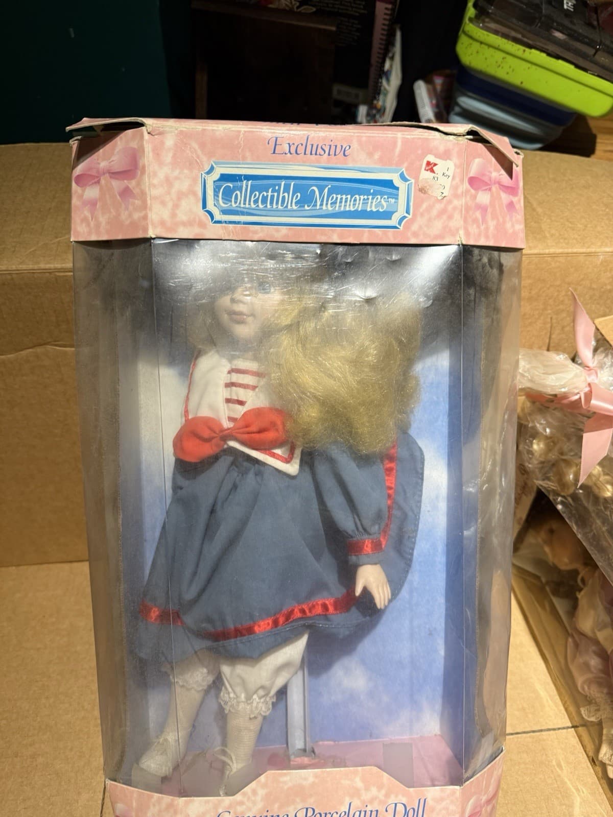 Collectible Memories Blue And White Sailor Dress
