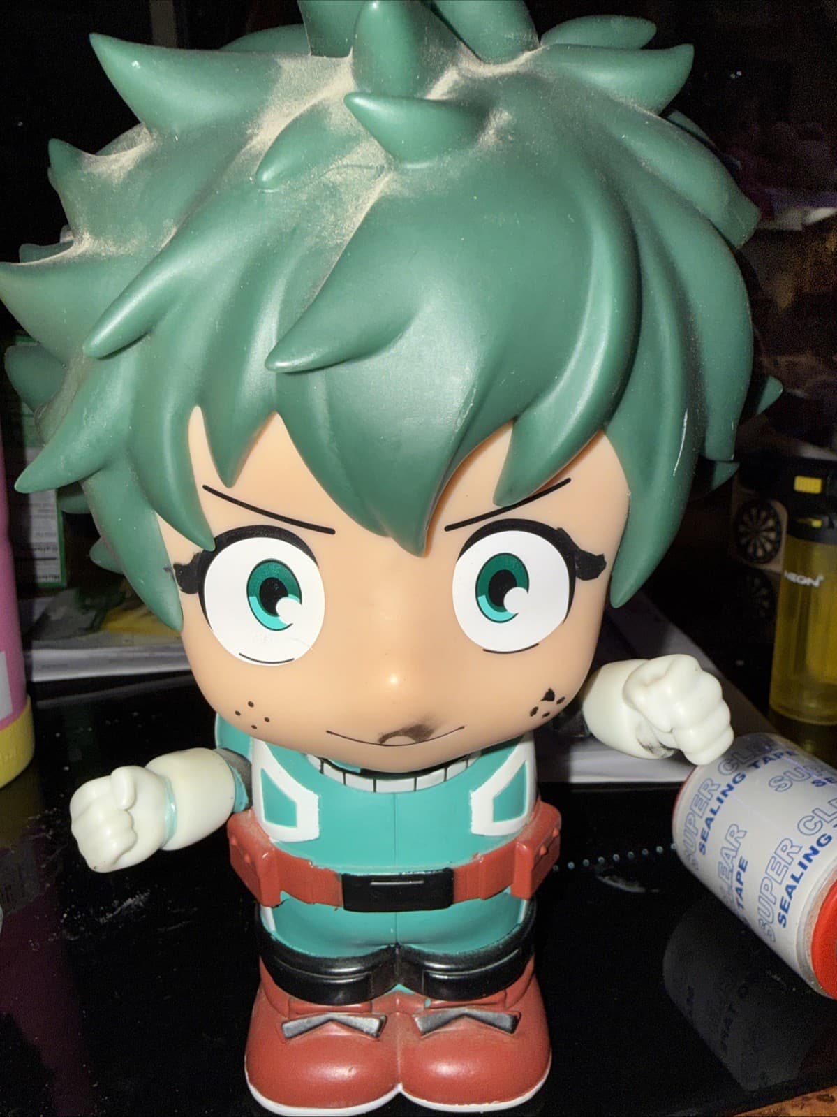 My Hero Academia BAKUGO & DEKU Figural Busted Coin Piggy Bank 8” Manga - Thumbnail 3
