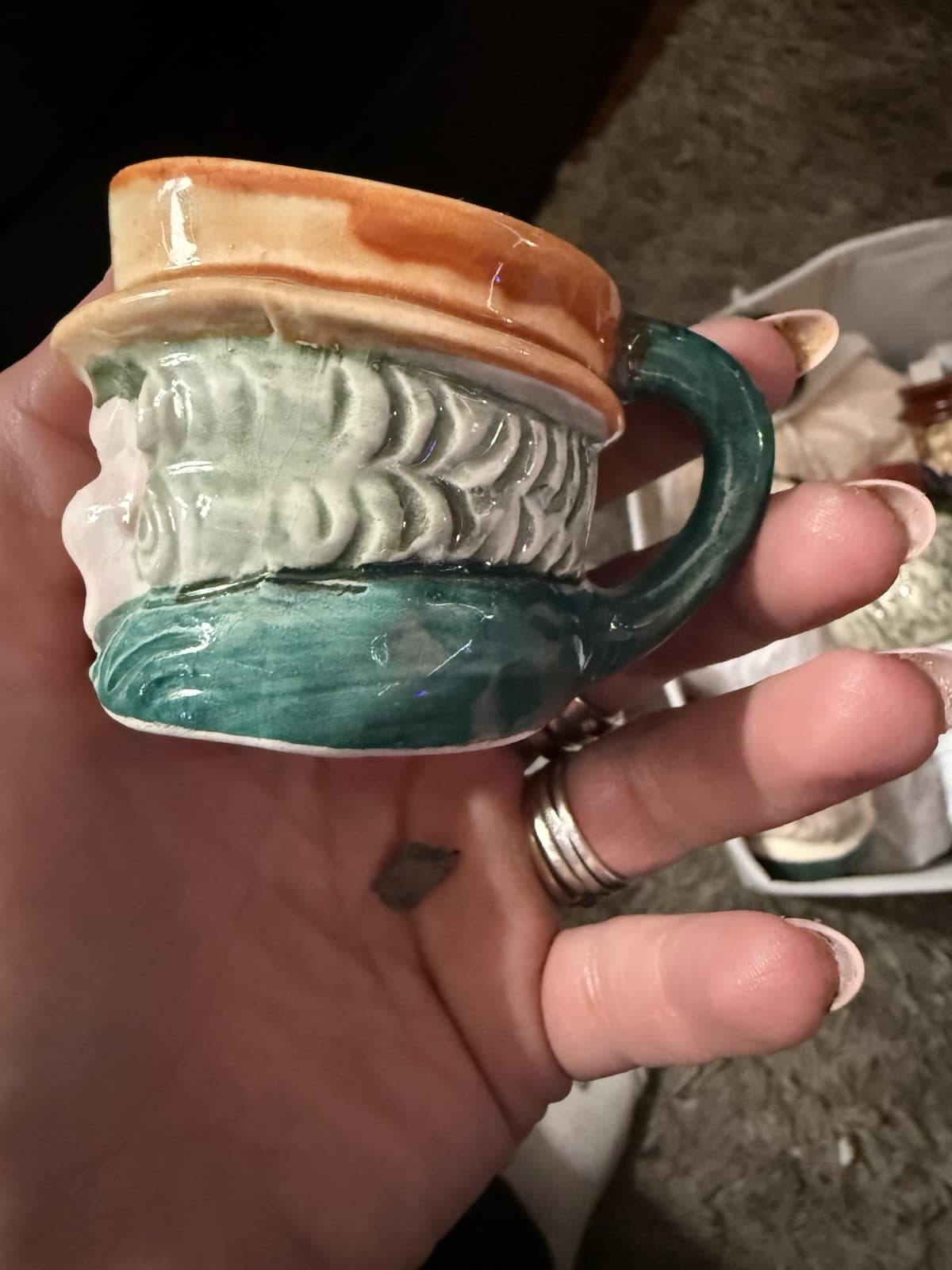 Vintage mini ceramic Tony character Mug - Thumbnail 2