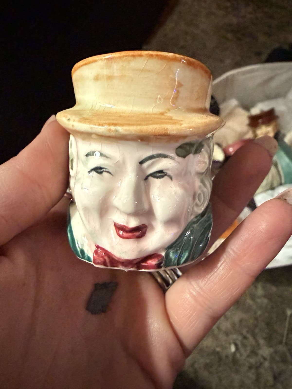 Vintage mini ceramic Tony character Mug - Thumbnail 3