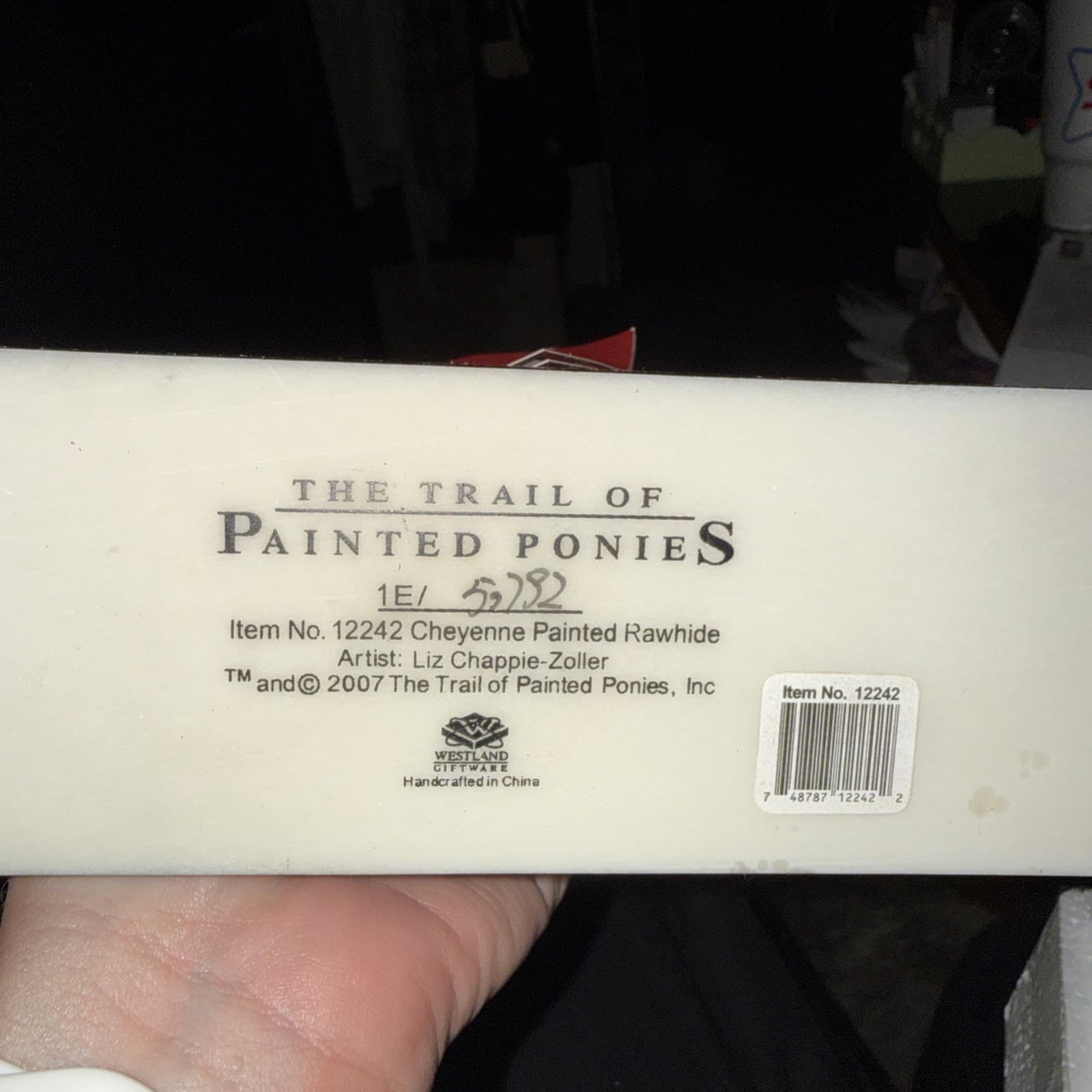 Trail of Painted Ponies Horse Figure 2007 “CHEYENNE PAINTED RAWHIDE” #12242 - Thumbnail 4