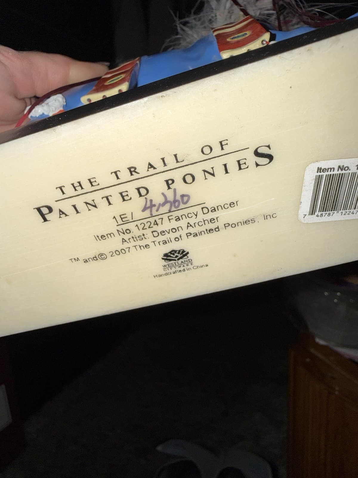 Westland Trail of Painted Ponies 2007 2E #6439 "Fancy Dancer" 12247 + Box - Thumbnail 4