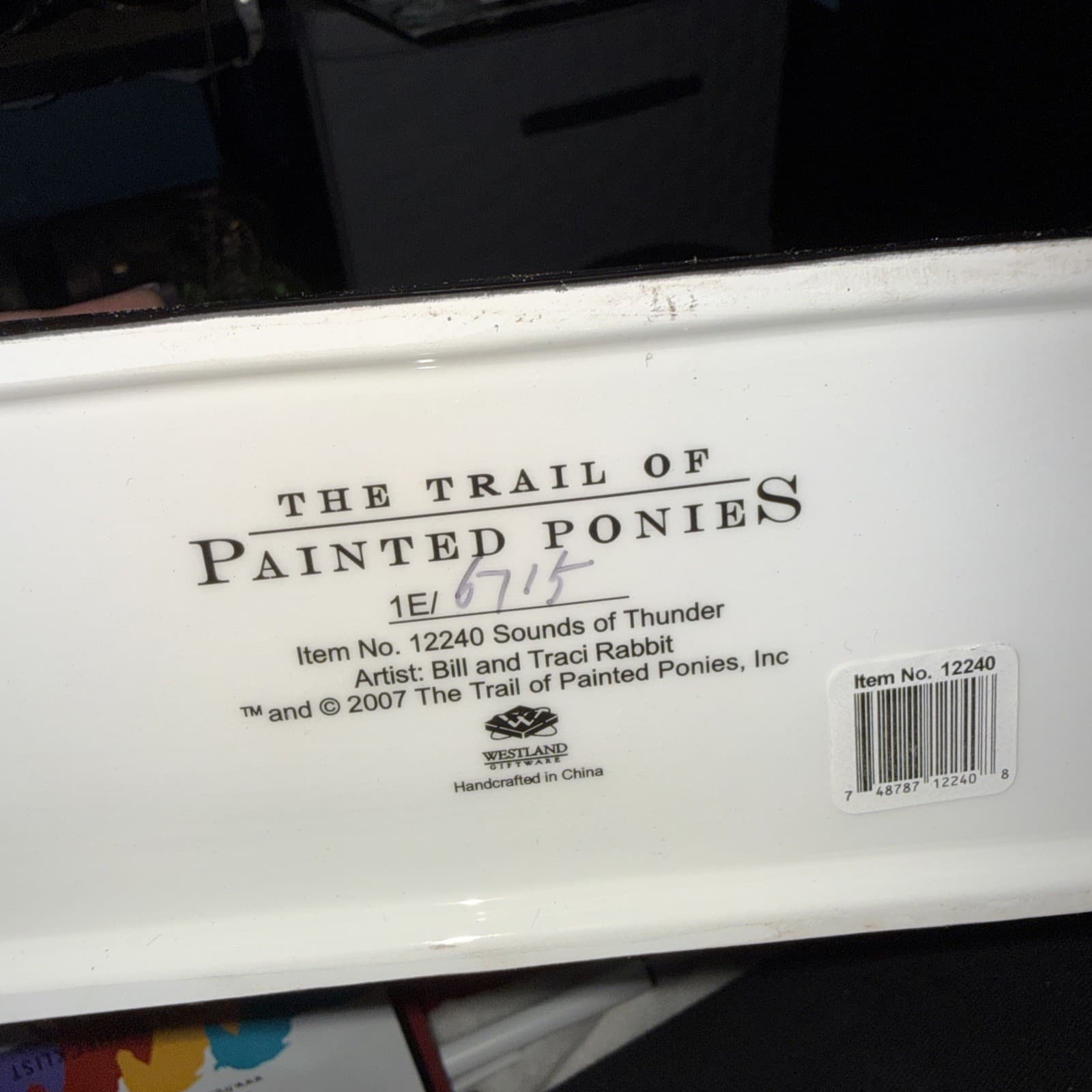 Trail of Painted Ponies : SOUNDS OF THUNDER : # 4E/4698 RETIRED - Thumbnail 2