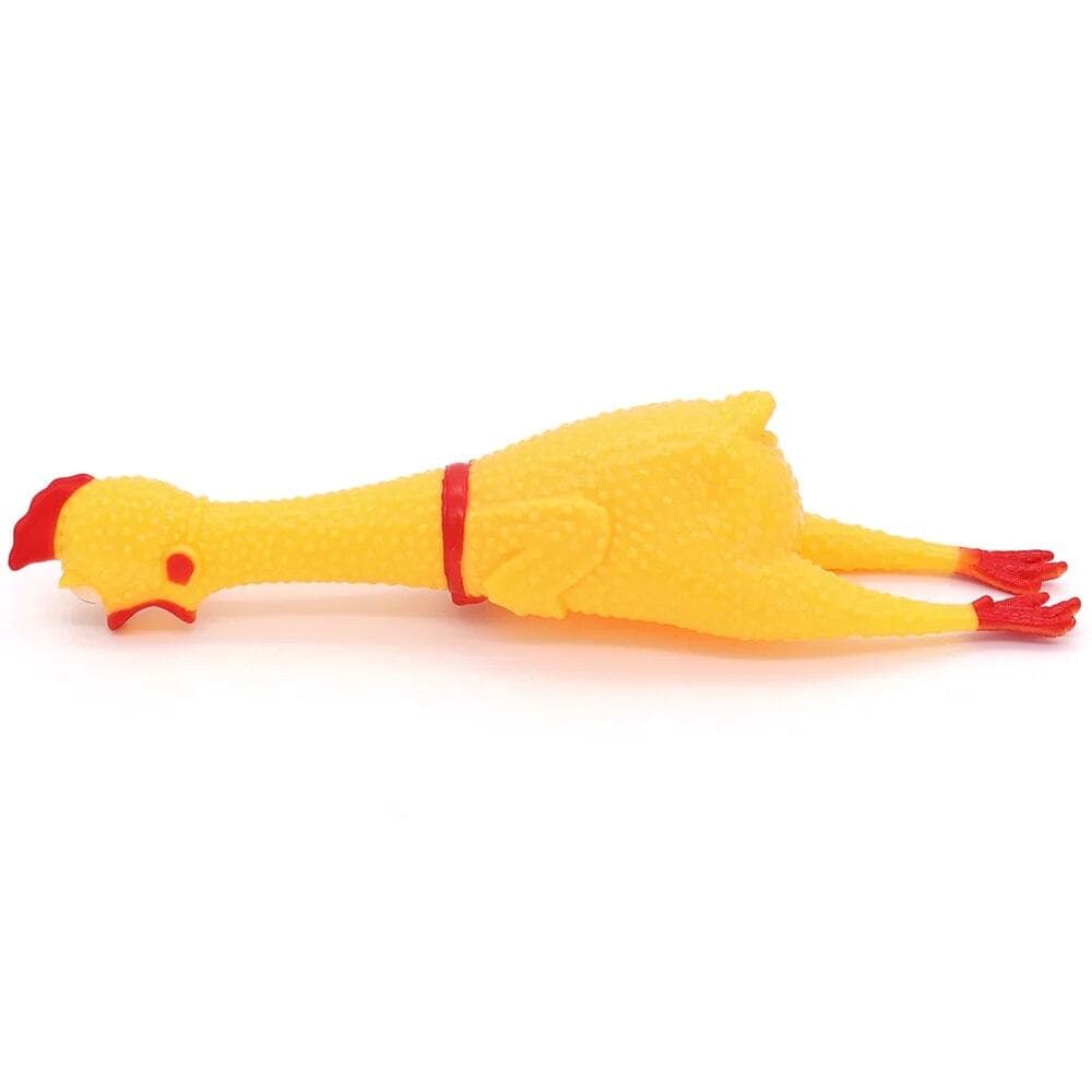 Dog Squeaky Toy Chew Resistant Self-Entertainment Squeak Chicken Pet Sound Toy - Thumbnail 11