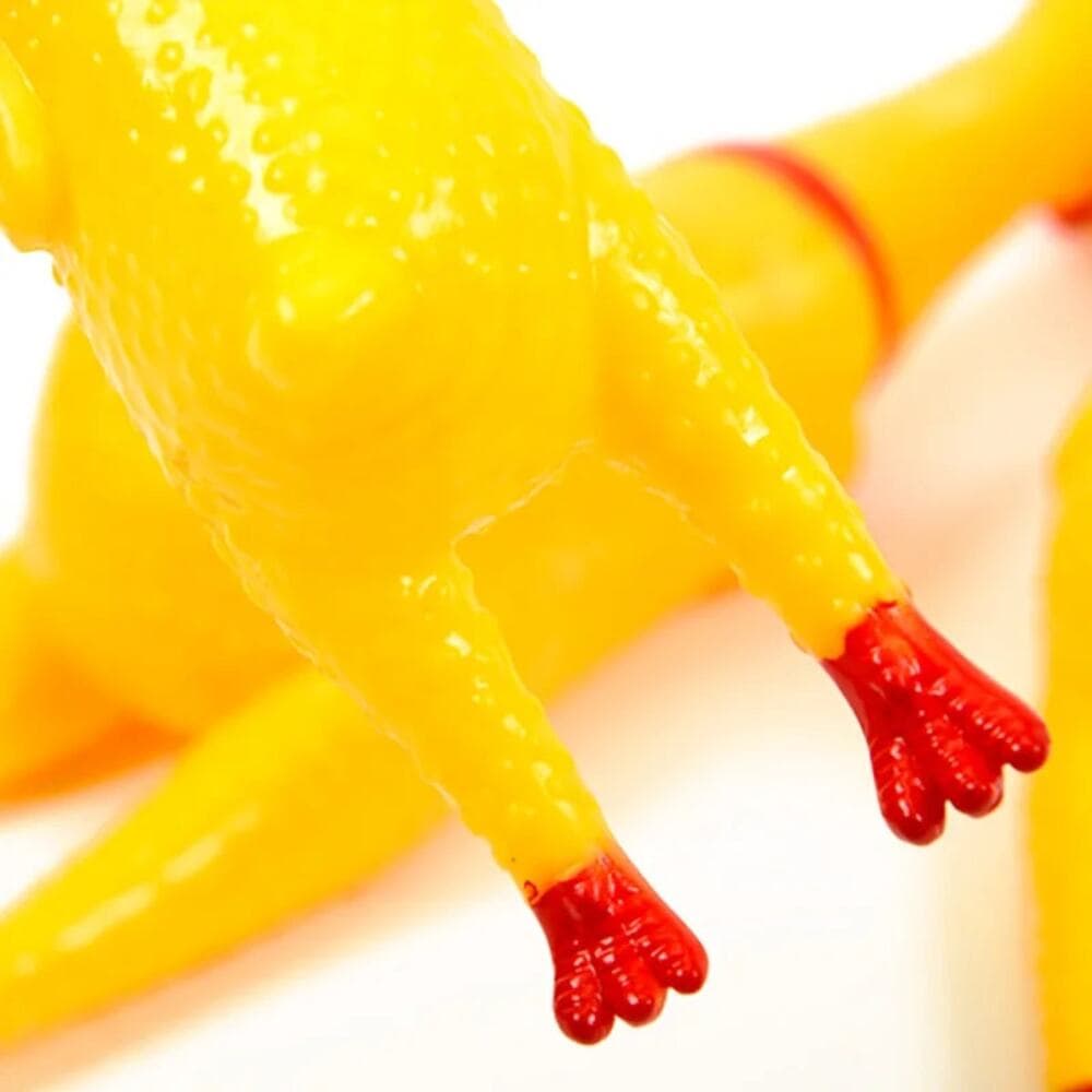 Dog Squeaky Toy Chew Resistant Self-Entertainment Squeak Chicken Pet Sound Toy - Thumbnail 7