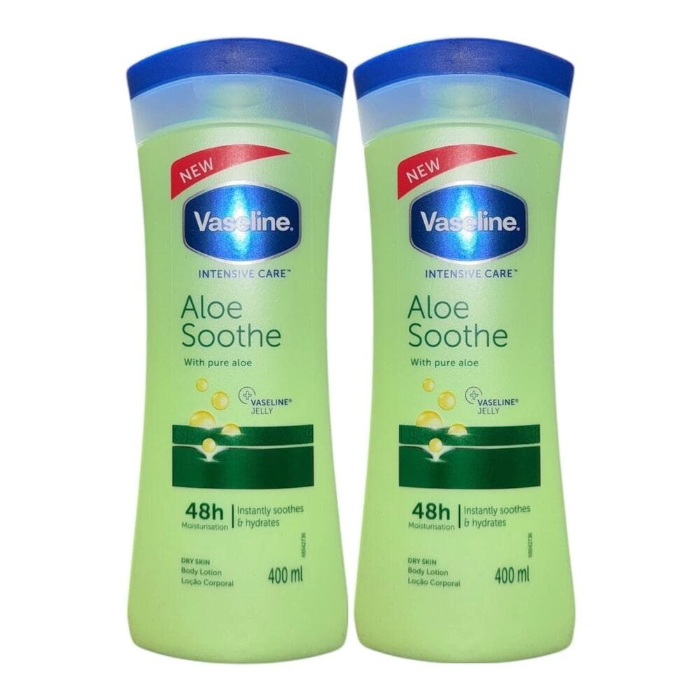 Vaseline Intensive Care Aloe Smooth Body Lotion 13.5 FL oz /400ML - Thumbnail 2