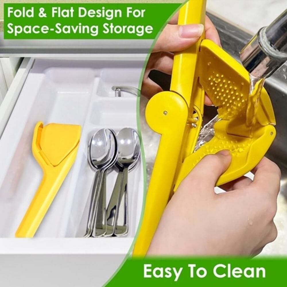NewHome Manual Lemon Squeezer Fold Flat Design Effortless Hand Lemon Juicer - Thumbnail 9