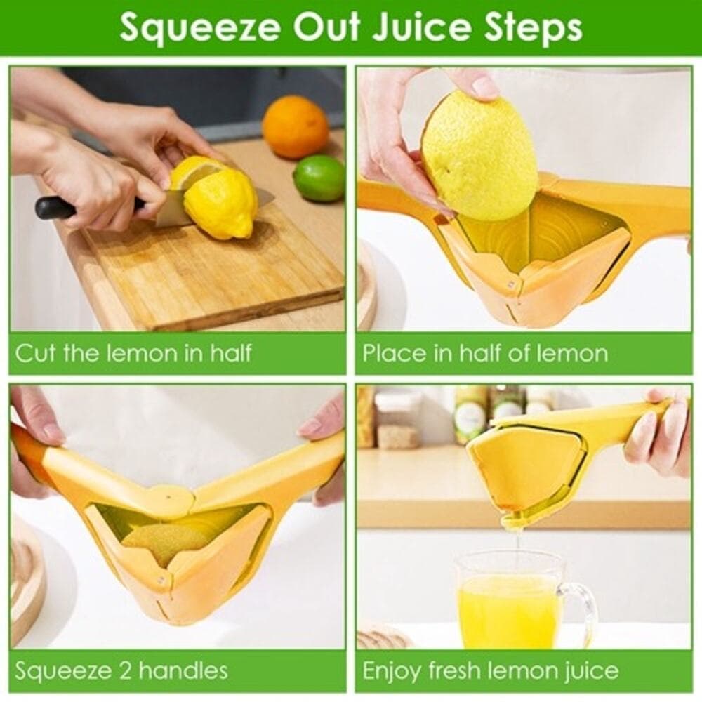 NewHome Manual Lemon Squeezer Fold Flat Design Effortless Hand Lemon Juicer - Thumbnail 10
