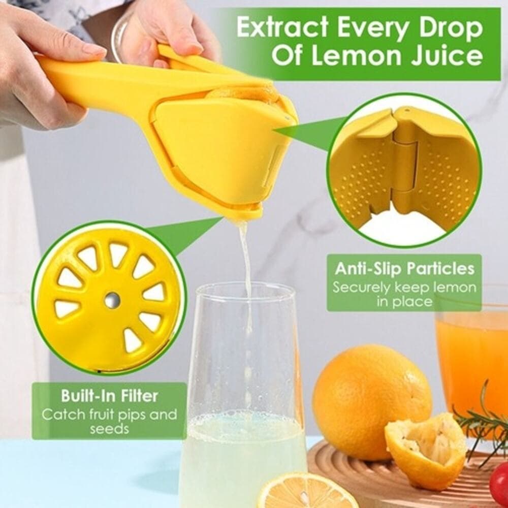 NewHome Manual Lemon Squeezer Fold Flat Design Effortless Hand Lemon Juicer - Thumbnail 6