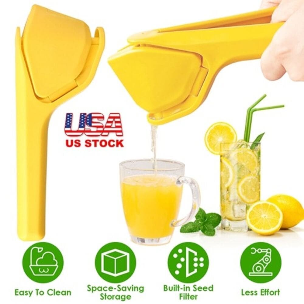 NewHome Manual Lemon Squeezer Fold Flat Design Effortless Hand Lemon Juicer - Thumbnail 8