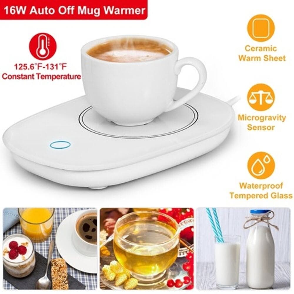 Coffee Mug Warmer Cup Warmer Auto Shut Off Coffee Tea Milk Electric Heater Pad - Thumbnail 5