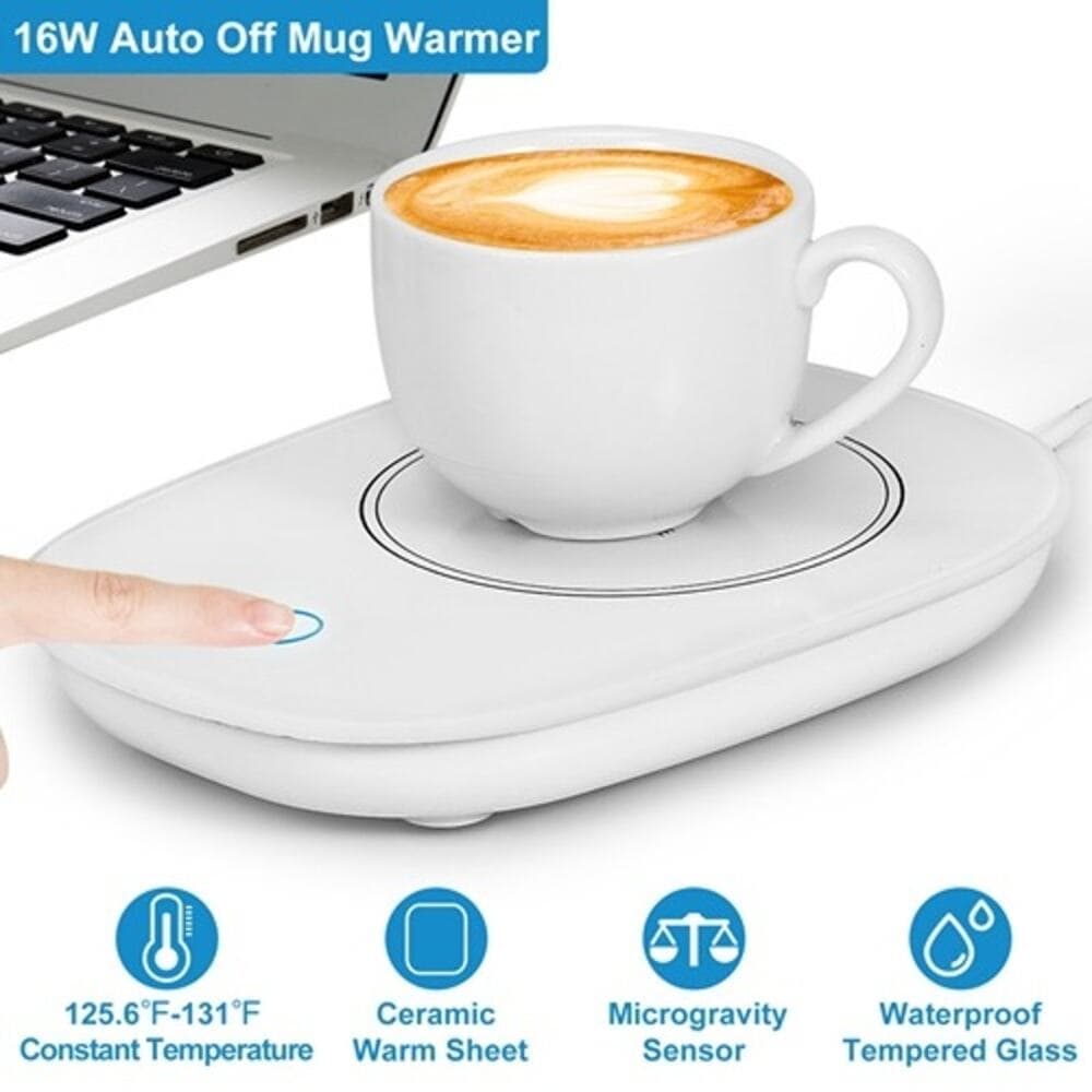 Coffee Mug Warmer Cup Warmer Auto Shut Off Coffee Tea Milk Electric Heater Pad - Thumbnail 8