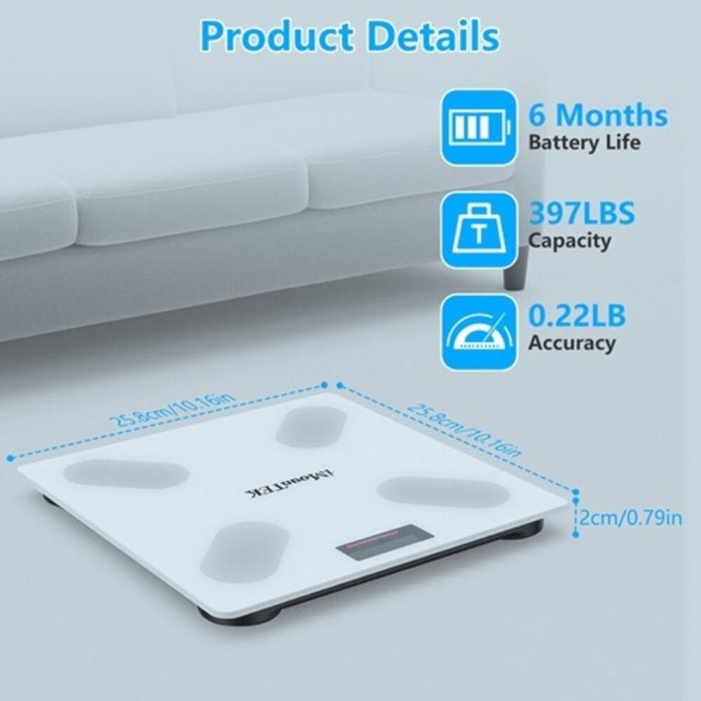 Smart Digital Scale For Body Weight High Accuracy BMI Weight Scale Full - Thumbnail 9