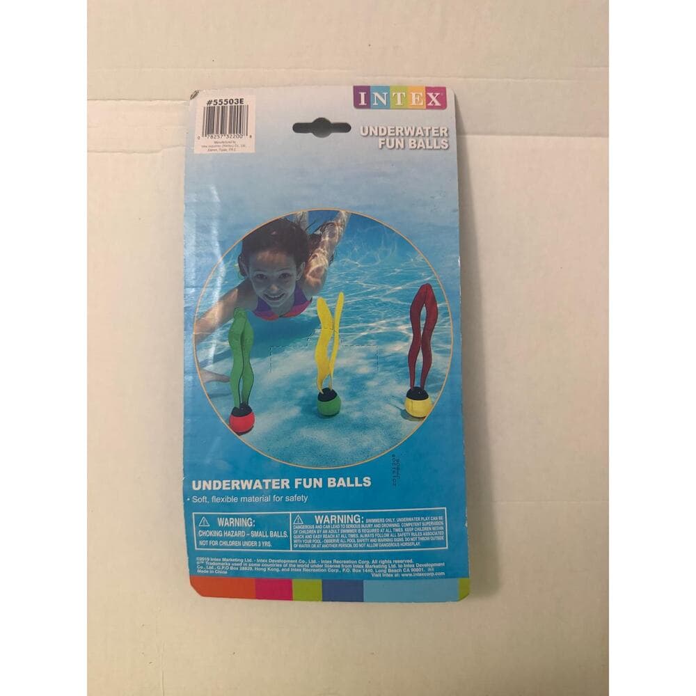Underwater Fun Balls Dive Toys Swimming Pool ~ Set of 3 New - Thumbnail 2