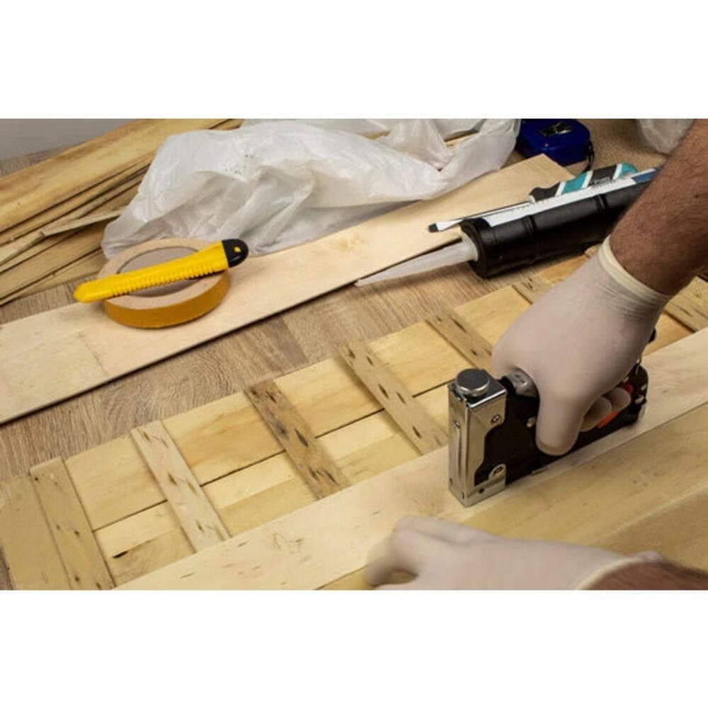 3 Way Tacker Staple Gun Kit Stapler Includes U-Shaped, Standard & Brad Nails - Thumbnail 6