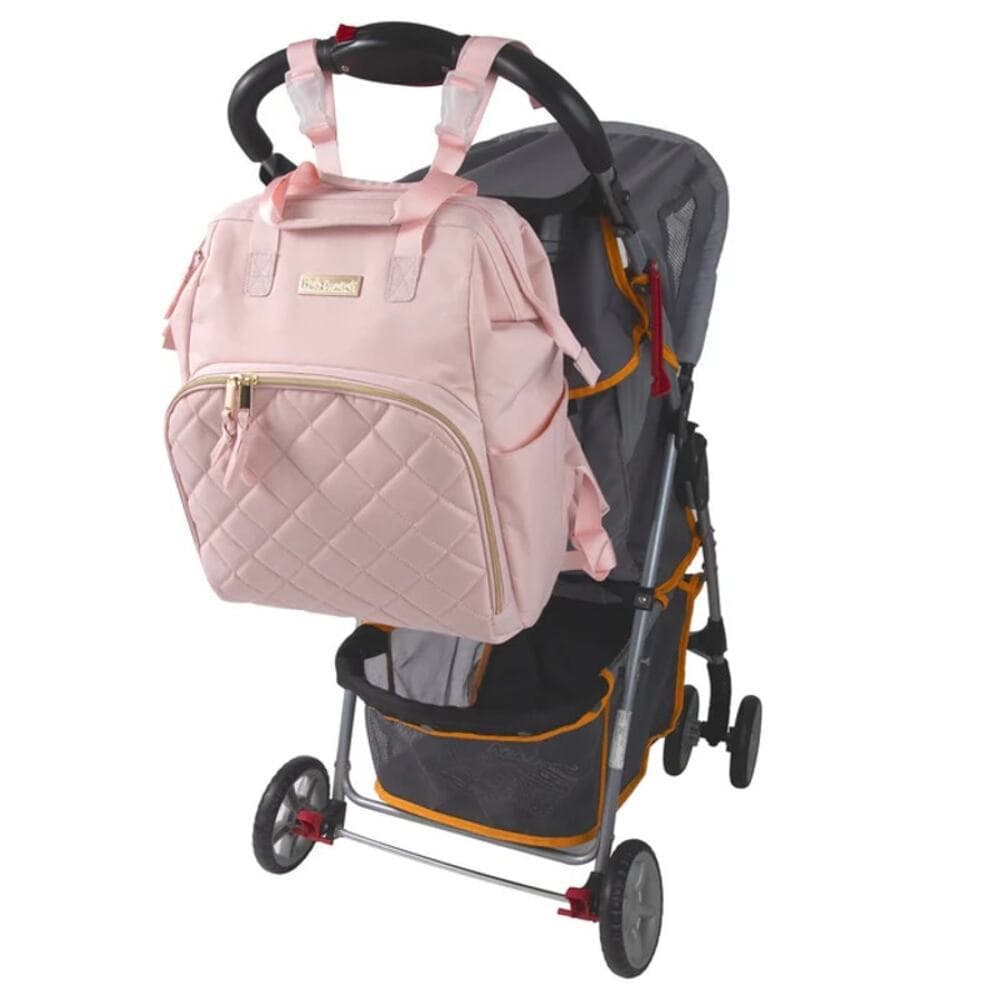 Baby Essentials Wide Opening Diaper Bag Backpack Set with Changing Pad - Thumbnail 12