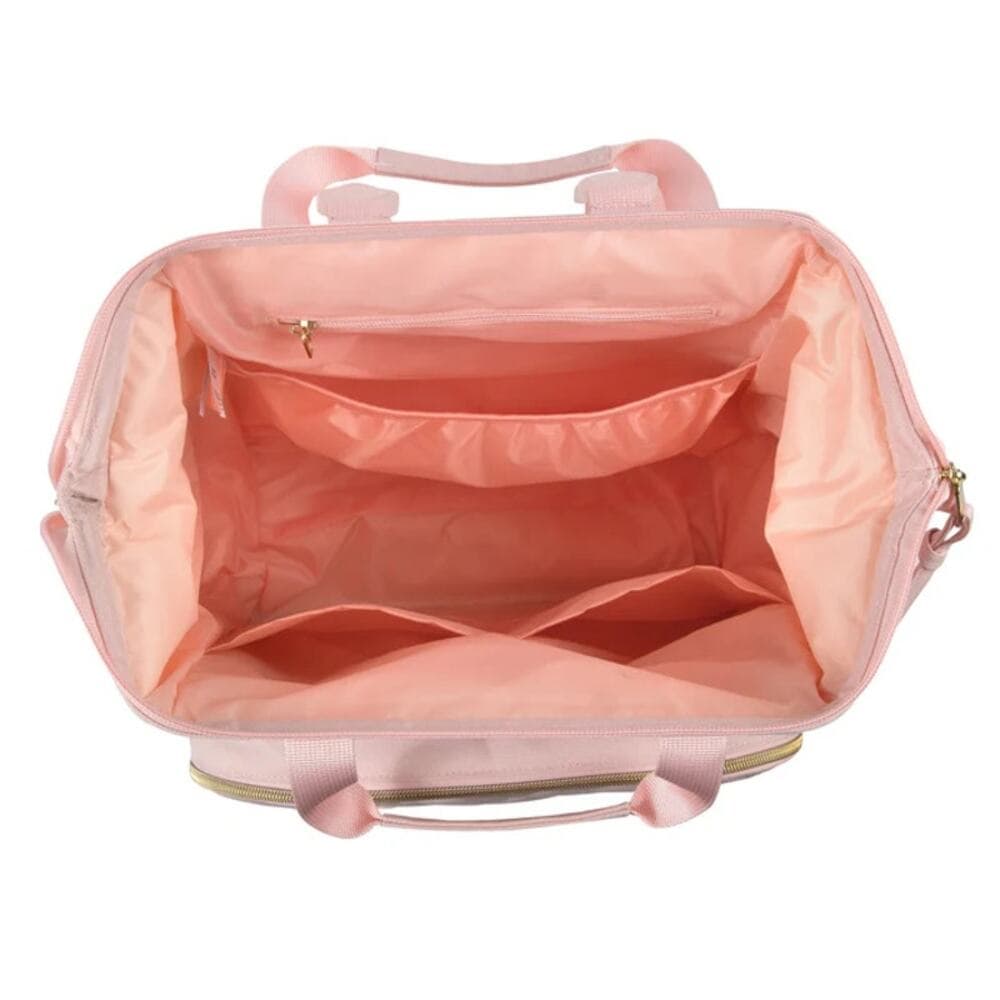Baby Essentials Wide Opening Diaper Bag Backpack Set with Changing Pad - Thumbnail 7