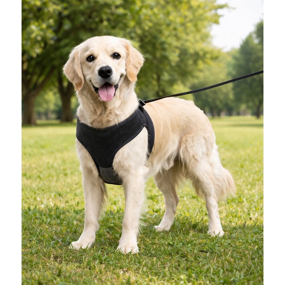 2 in 1 Retractable Leash and Harness for Dogs - L/XL - Magnetic - 36 - 80 pounds - Thumbnail 2