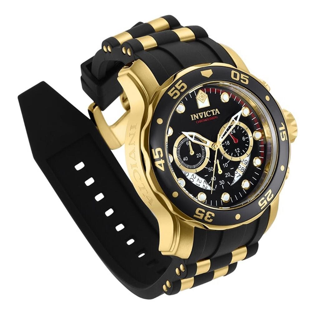 Invicta Pro Diver SCUBA Men's Watch - 48mm, Gold, Black (6981) - Thumbnail 2