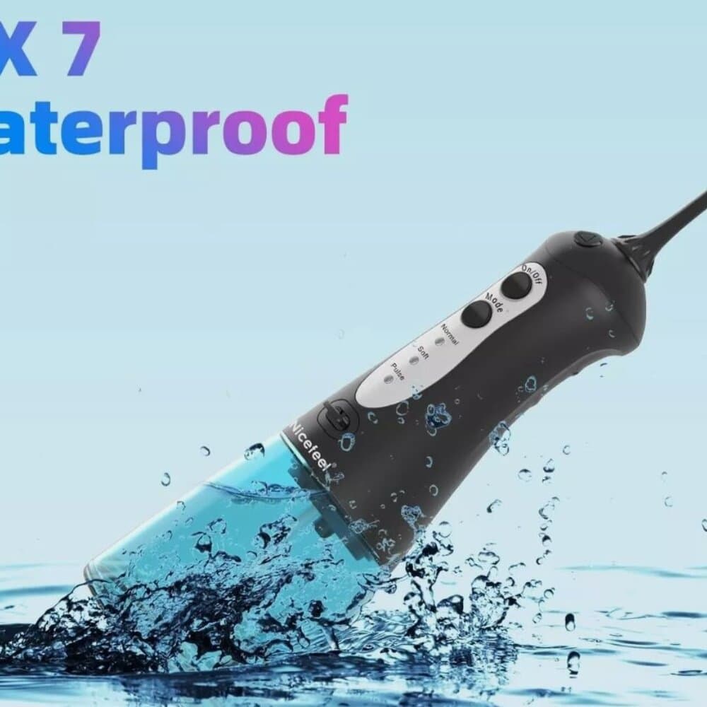 MOSPRO – Cordless Water Flosser Dental Oral Irrigator – Water Flosser – Teeth Cl - Thumbnail 7