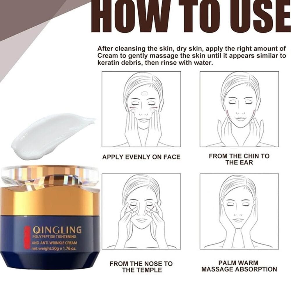 Vaiwenta Qingling Face Cream, Quinglin Crema Para Arrugas - Thumbnail 7
