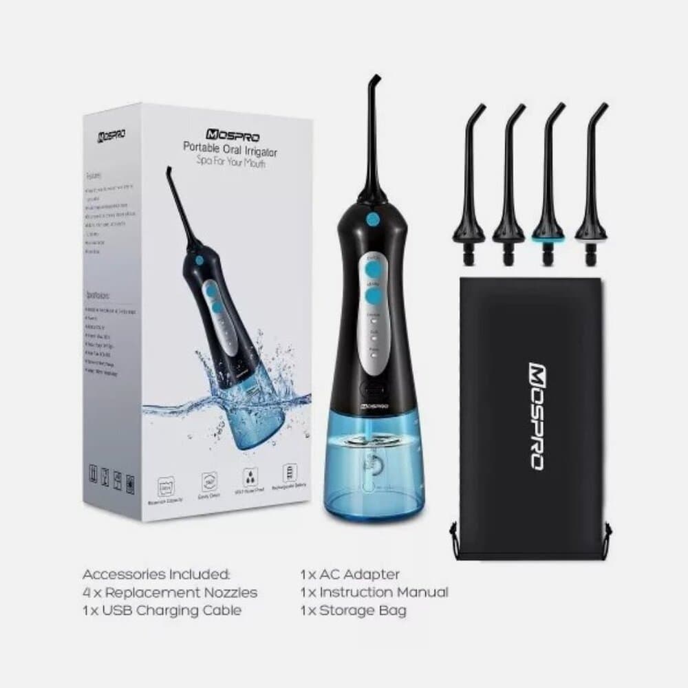 MOSPRO – Cordless Water Flosser Dental Oral Irrigator – Water Flosser – Teeth Cl - Thumbnail 3