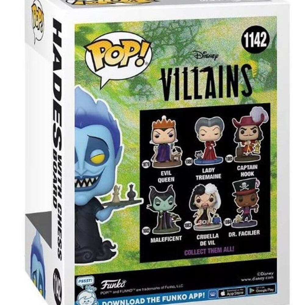 Funko Pop! Disney Villains Hades with Chess Board Target Exclusive Figure - Thumbnail 3