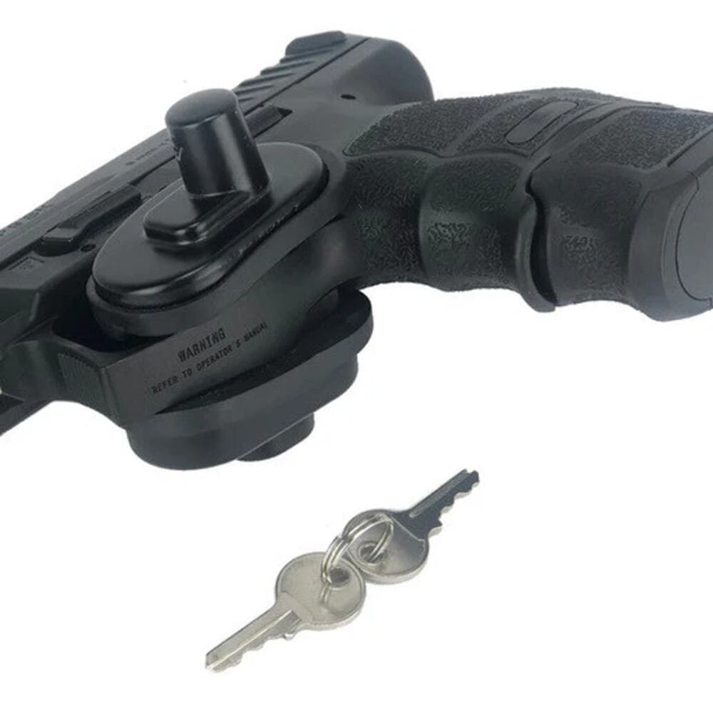 Keyed Trigger Gun Lock Steel Safety Universal Firearms Pistol Rifle Shotgun - Thumbnail 8
