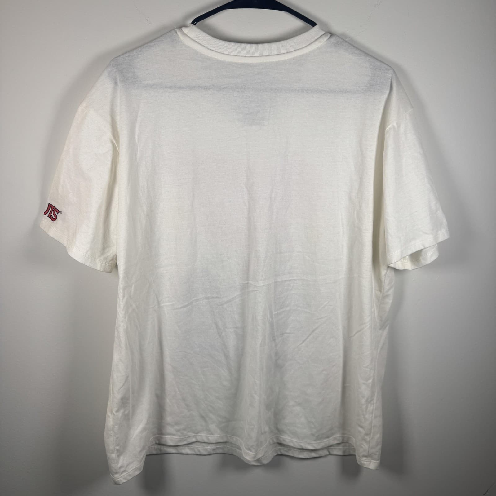 Peanuts Shirt Mens 2XL White Snoopy Racing Club Road Warrior Graphic Tee - Thumbnail 2
