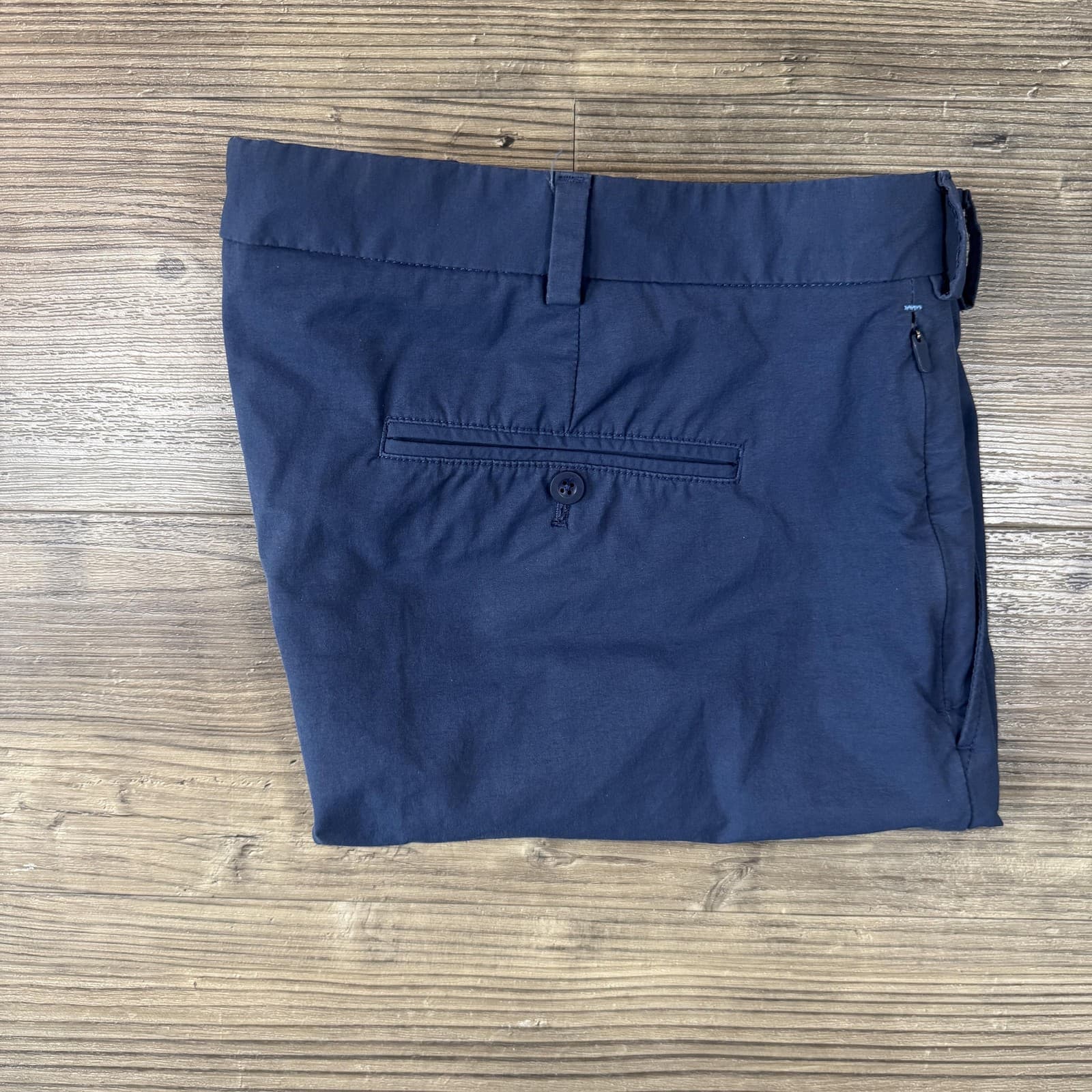 Vineyard Vines On-The-Go Performance Shorts Navy Blue Stretch Chino 10 Men's 48B - Thumbnail 14