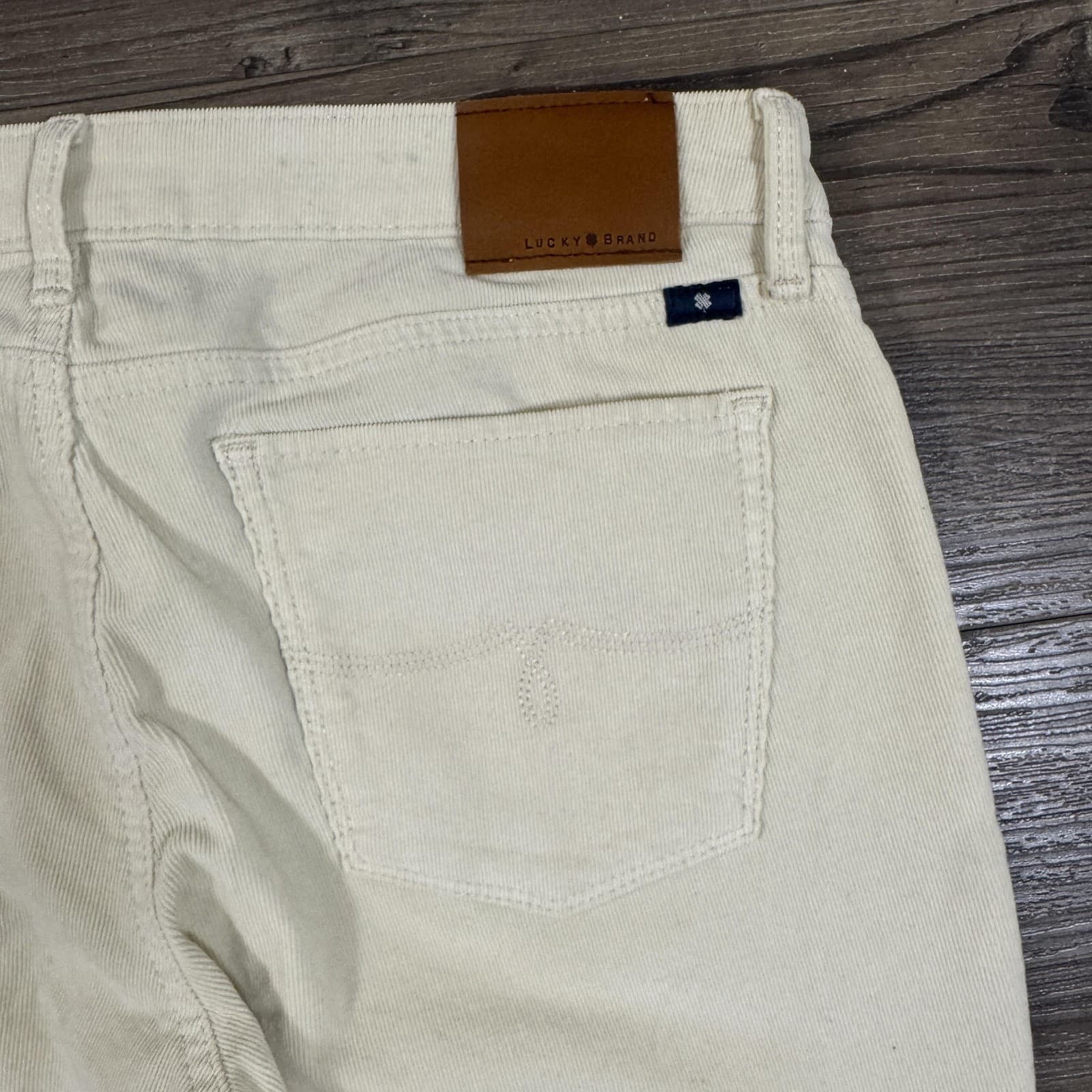 Lucky Brand Lolita Skinny Jeans Corduroy Stretch White Mid Rise Womens 6/28 - Thumbnail 9