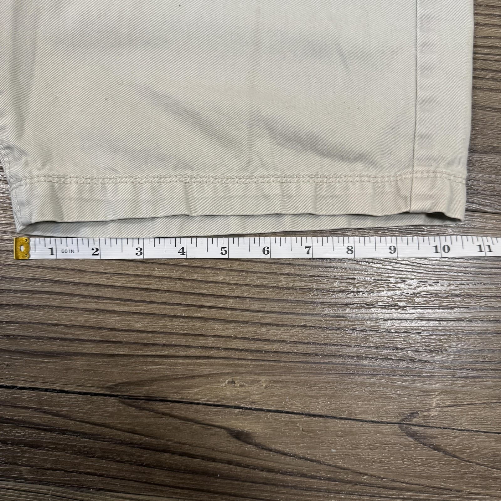 American Eagle Outfitters Shorts Chino Cotton Classic 10 Inseam Beige Men's 31 - Thumbnail 17