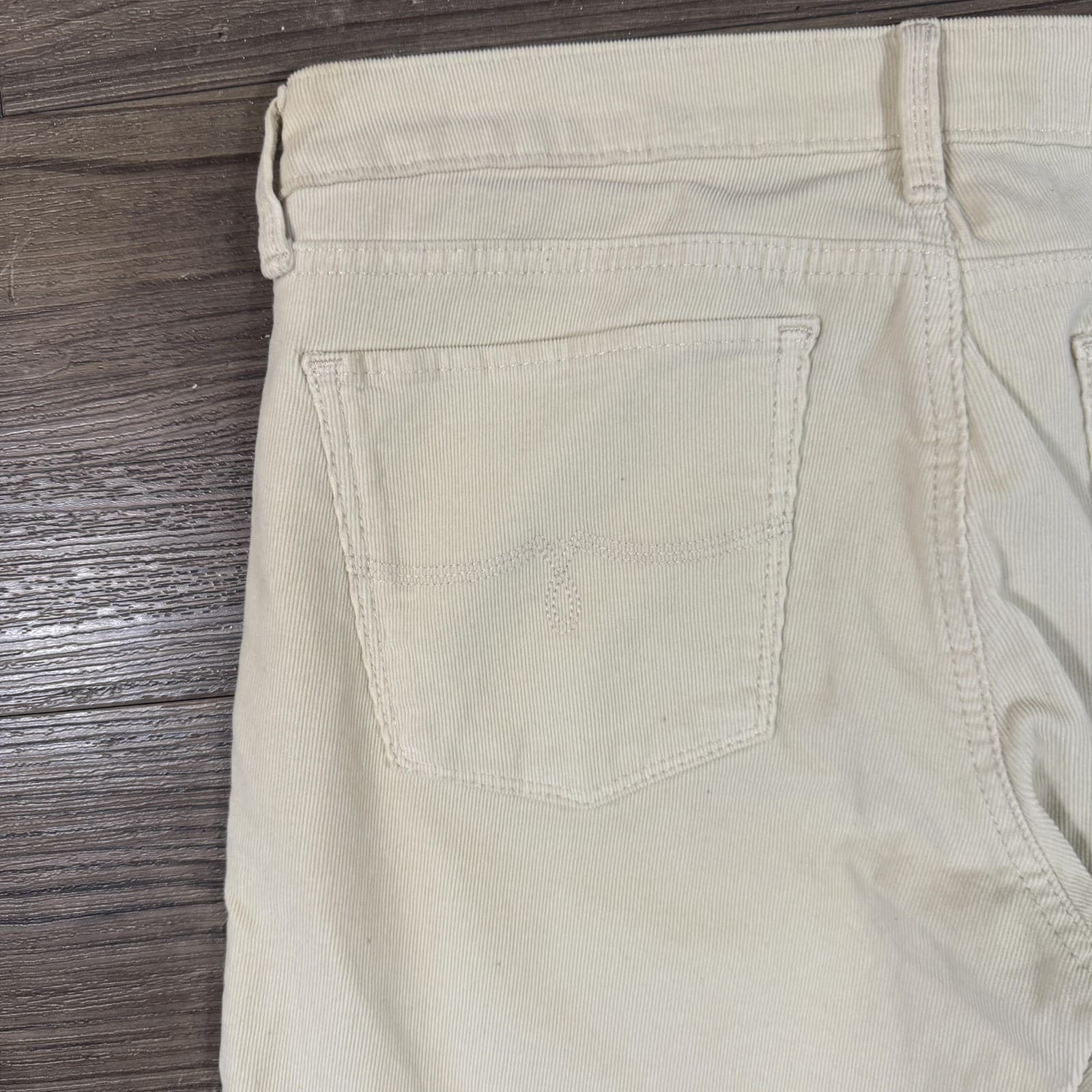 Lucky Brand Lolita Skinny Jeans Corduroy Stretch White Mid Rise Womens 6/28 - Thumbnail 8