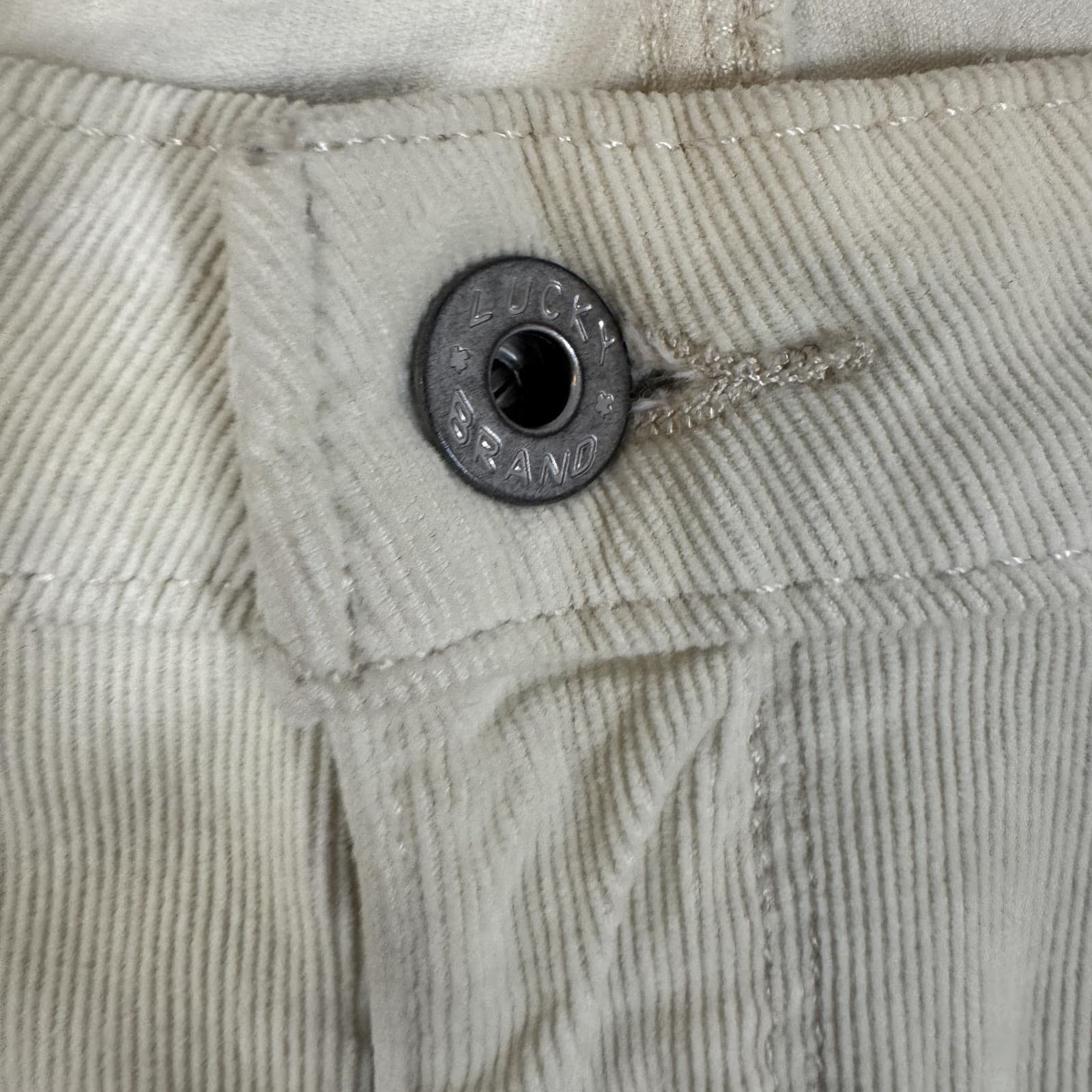 Lucky Brand Lolita Skinny Jeans Corduroy Stretch White Mid Rise Womens 6/28 - Thumbnail 7
