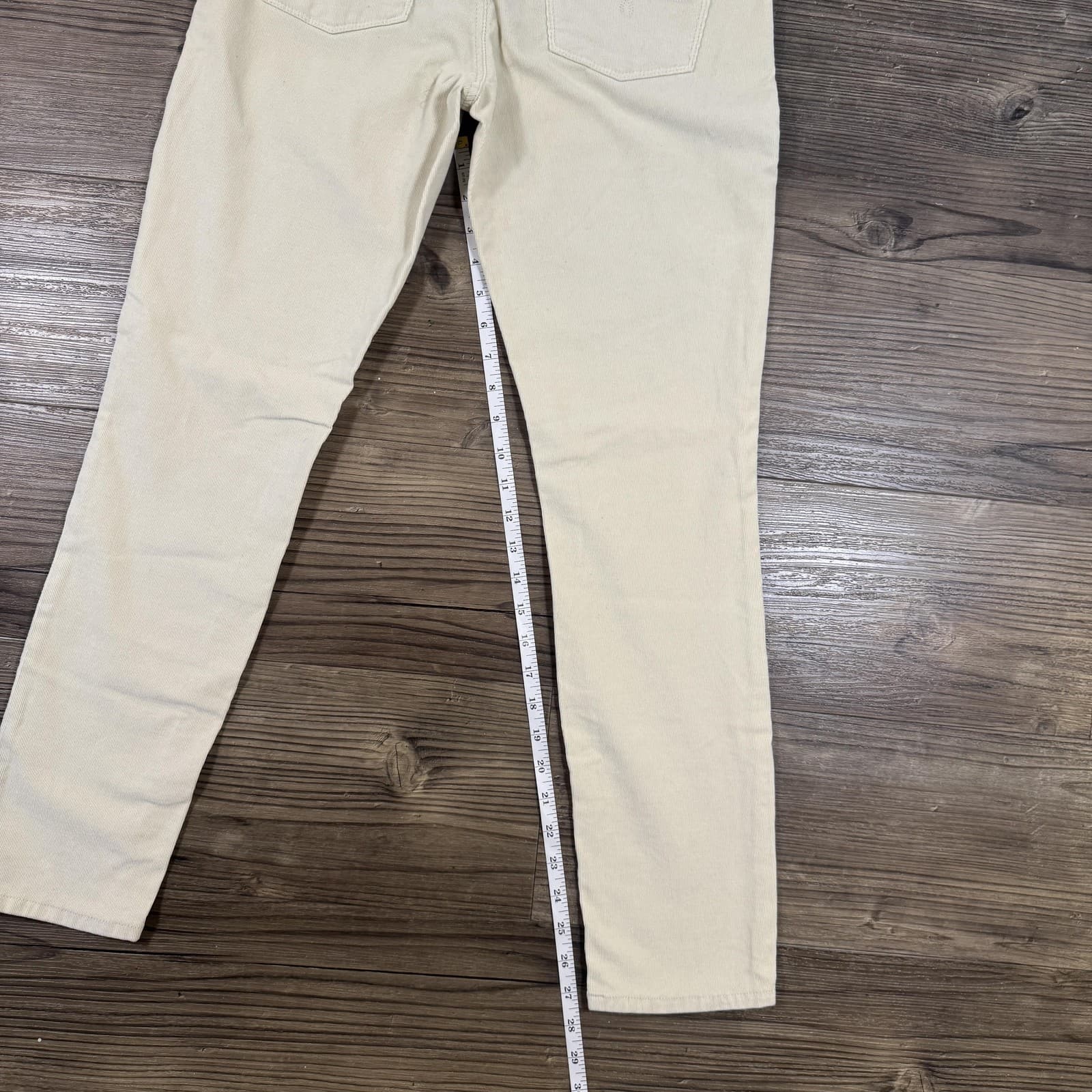 Lucky Brand Lolita Skinny Jeans Corduroy Stretch White Mid Rise Womens 6/28 - Thumbnail 13