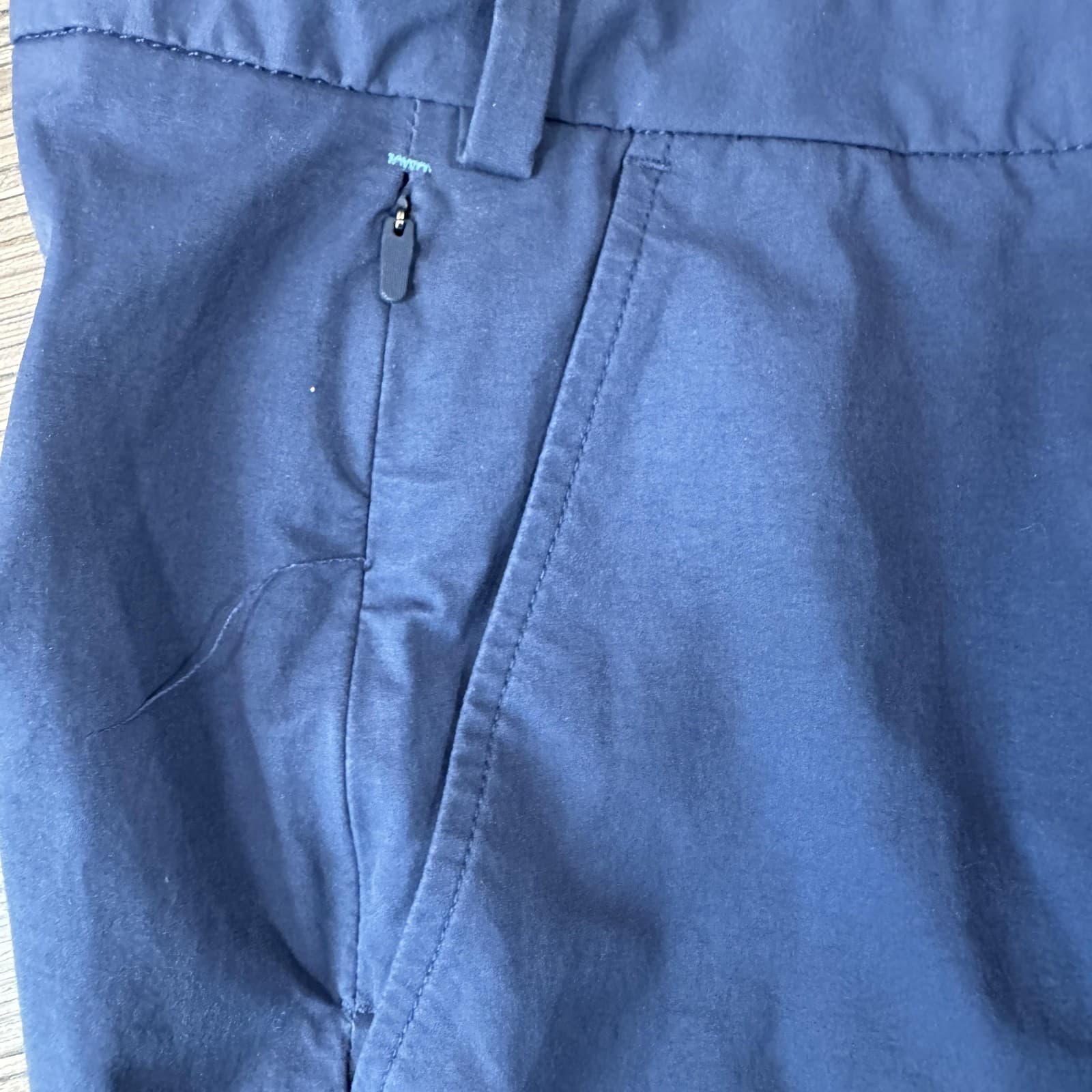 Vineyard Vines On-The-Go Performance Shorts Navy Blue Stretch Chino 10 Men's 48B - Thumbnail 7
