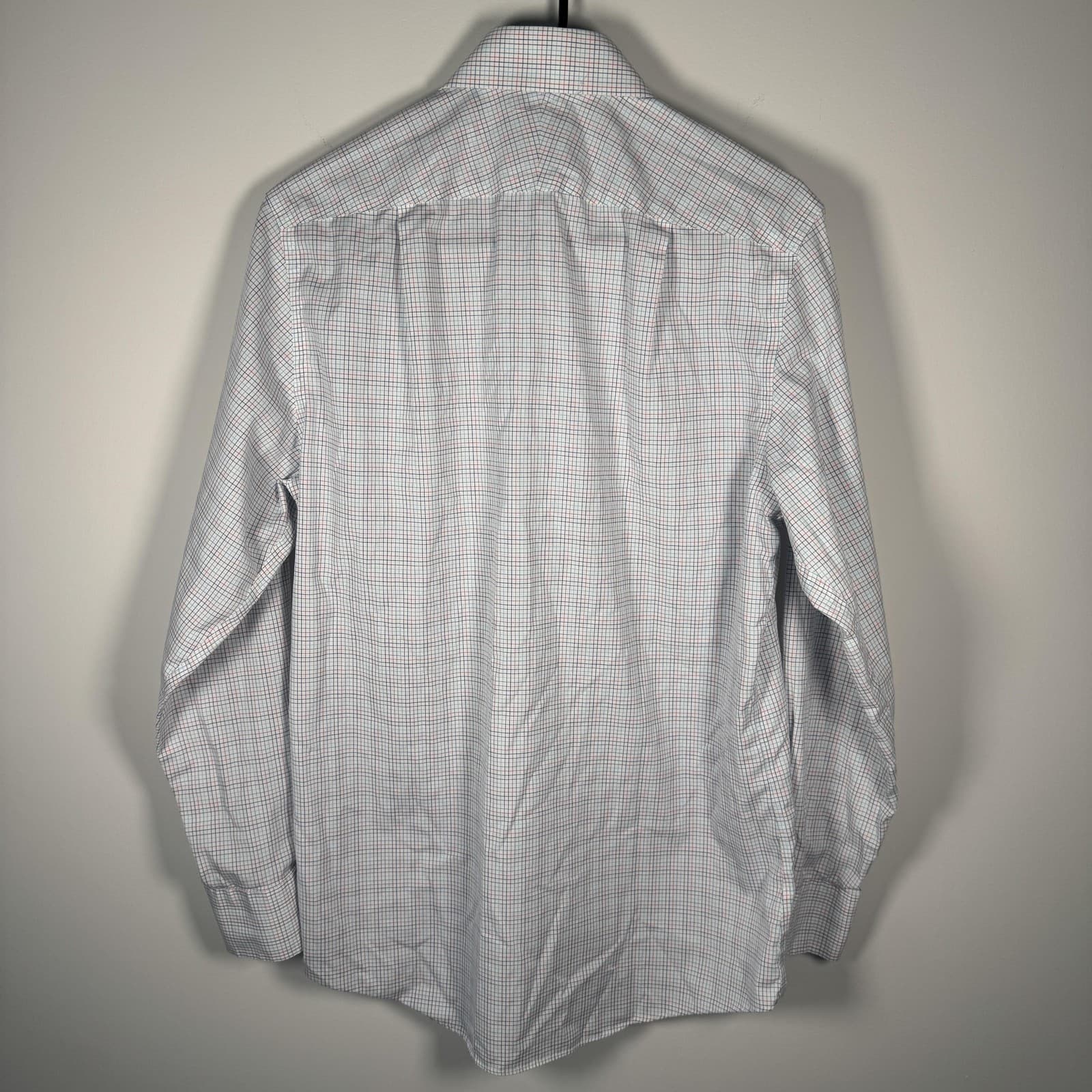 Charles Tyrwhitt Jermyn London Street Button Up Tattersall Check Shirt Men 15/33 - Thumbnail 2