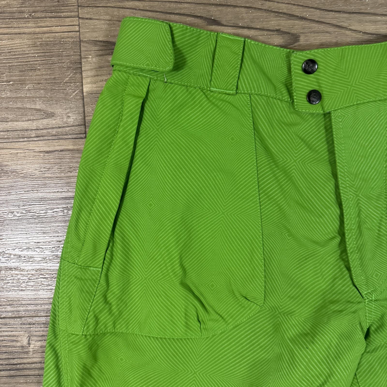 Spyder Propulsion Insulated Snow Pants Cargo Ski Snowboard Mens 52 Green 64902 - Thumbnail 4