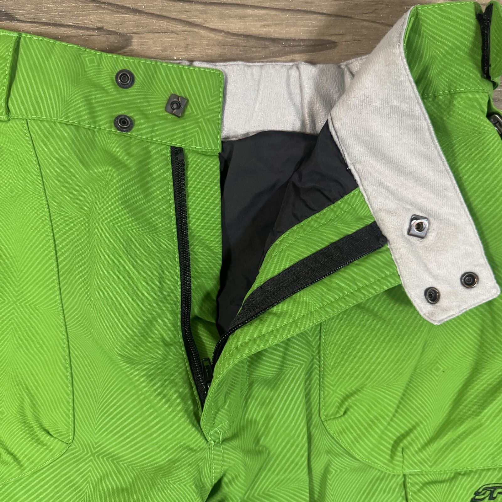 Spyder Propulsion Insulated Snow Pants Cargo Ski Snowboard Mens 52 Green 64902 - Thumbnail 5