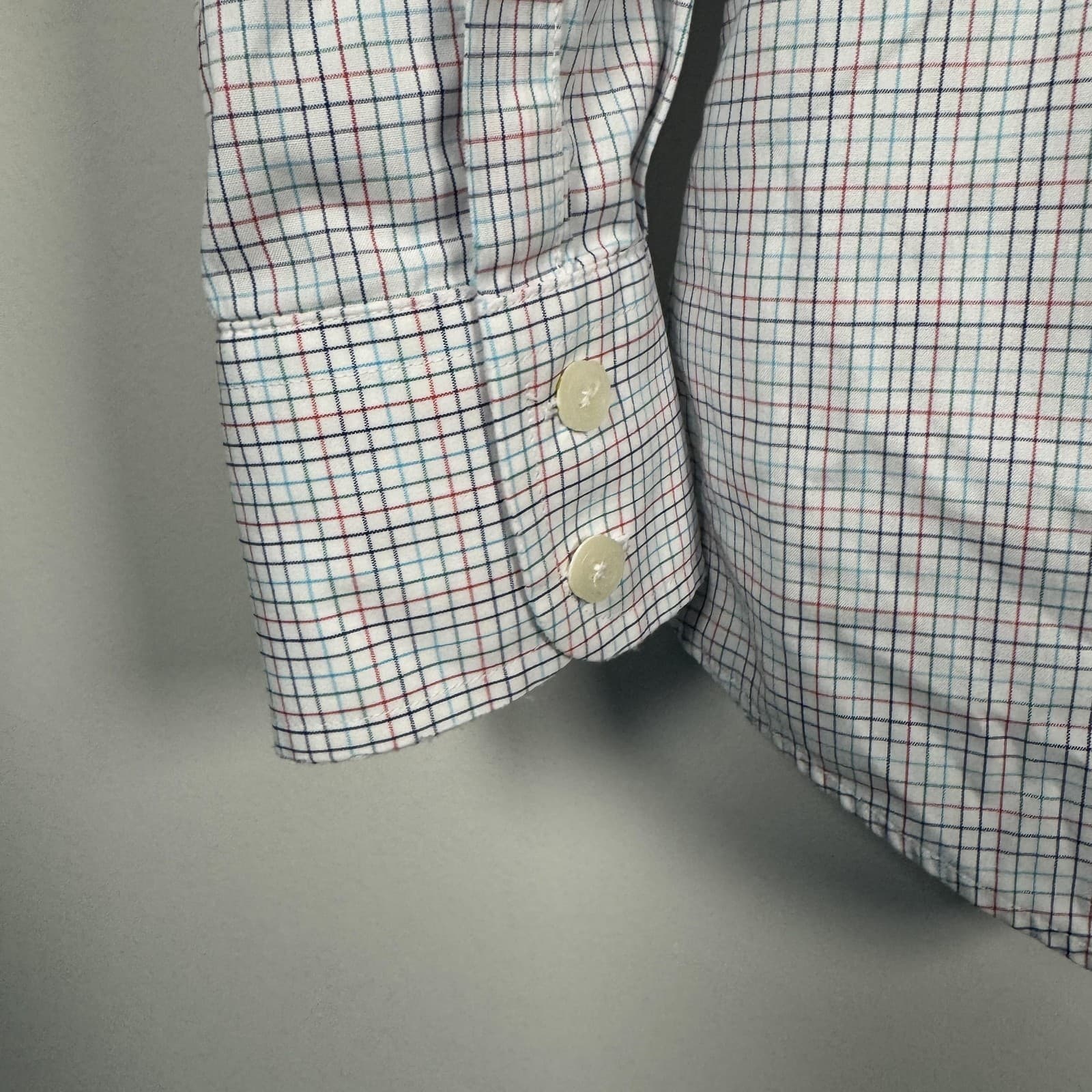 Charles Tyrwhitt Jermyn London Street Button Up Tattersall Check Shirt Men 15/33 - Thumbnail 6