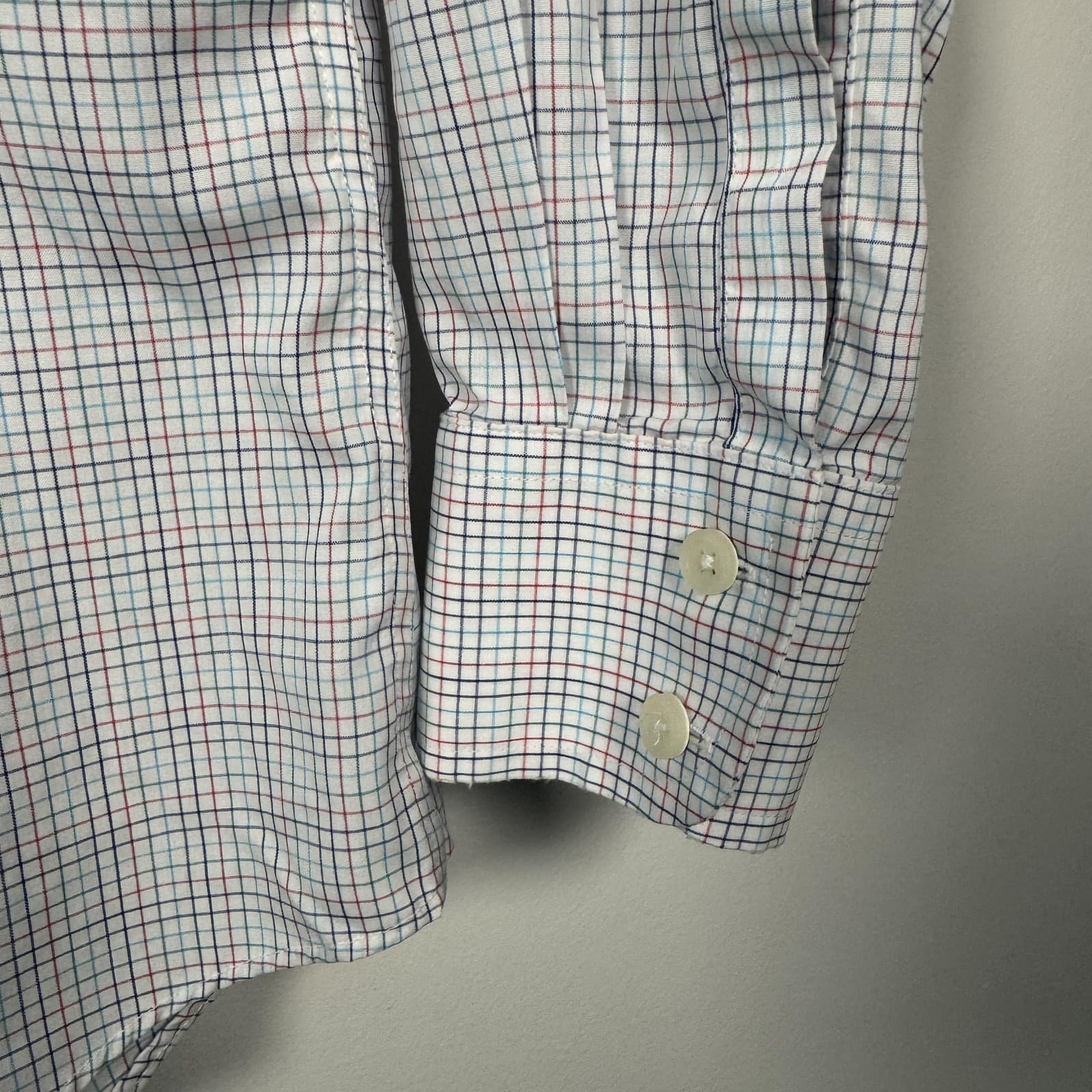 Charles Tyrwhitt Jermyn London Street Button Up Tattersall Check Shirt Men 15/33 - Thumbnail 7