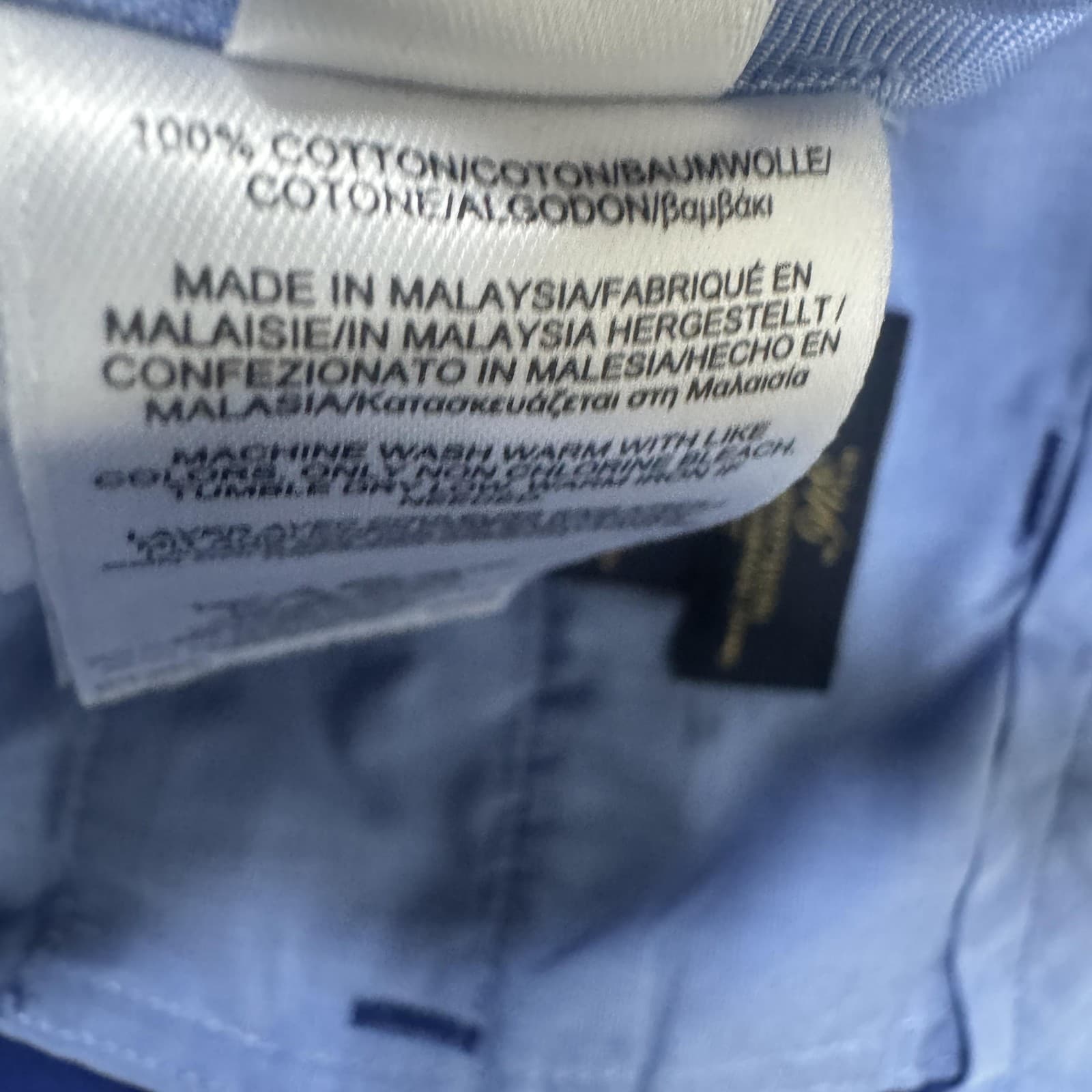 Brooks Brothers Lightweight Advantage Chino Shorts Cotton Blue 9 Inseam Mens 35 - Thumbnail 7