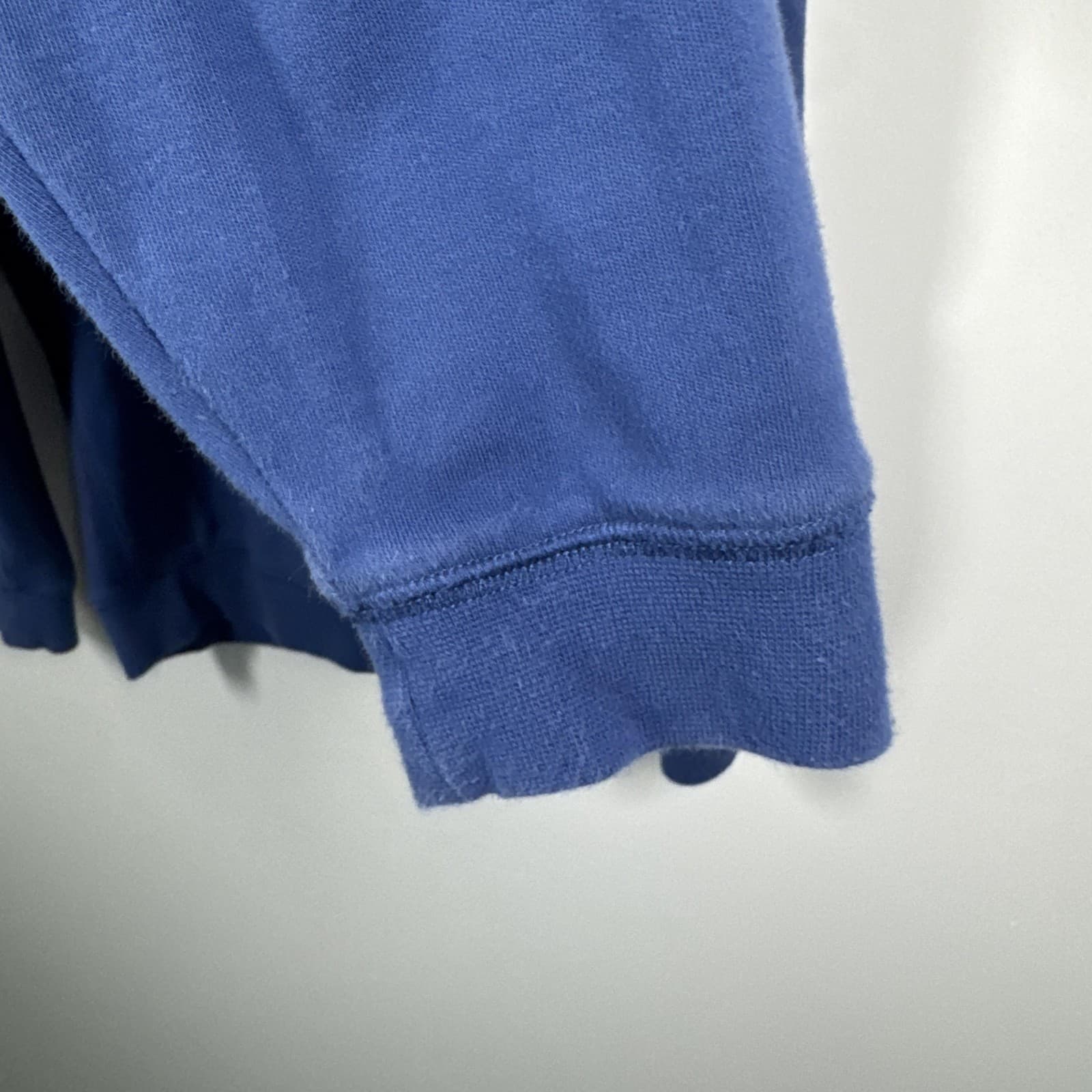 Southern Marsh Sweatshirt Pullover Quarter Zip Duck Logo Cotton Blue Men's M - Thumbnail 11