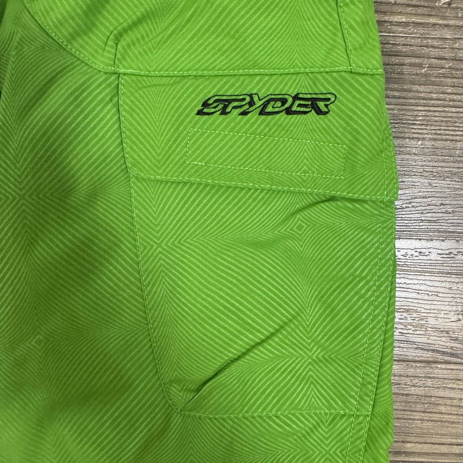 Spyder Propulsion Insulated Snow Pants Cargo Ski Snowboard Mens 52 Green 64902 - Thumbnail 8