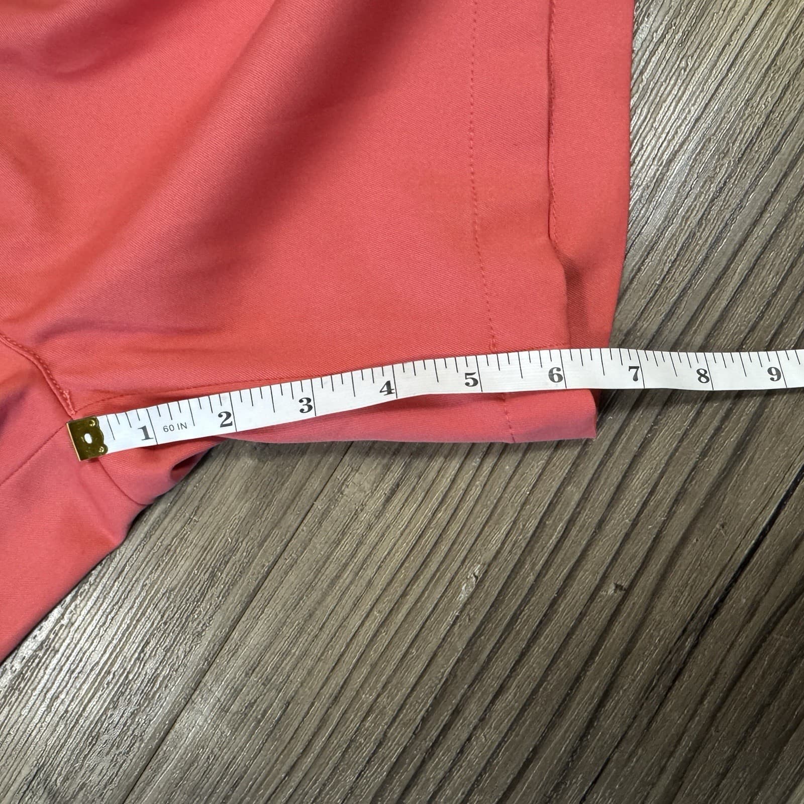 Vineyard Vines Links Shorts Chino Performance Golf Stretch Salmon Pink Mens 42 - Thumbnail 14